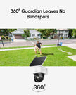 eufy Security SoloCam S340, Solar Security Camera, Wireless Outdoor Camera, 360° Surveillance, No Blind Spots, 2.4 GHz Wi-Fi, No Monthly Fee, HomeBase S380 Compatible 🍁 All In One Marketplace Canada