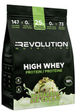Revolution Nutrition, High Whey, Protein Powder 6LB bag, Whey Protein, Gluten Free, 25g of Protein Per Scoop, 2.7kg, 73 Servings (Pistachio Ice Cream, 6 Pound Bag) 🍁 All In One Marketplace Canada