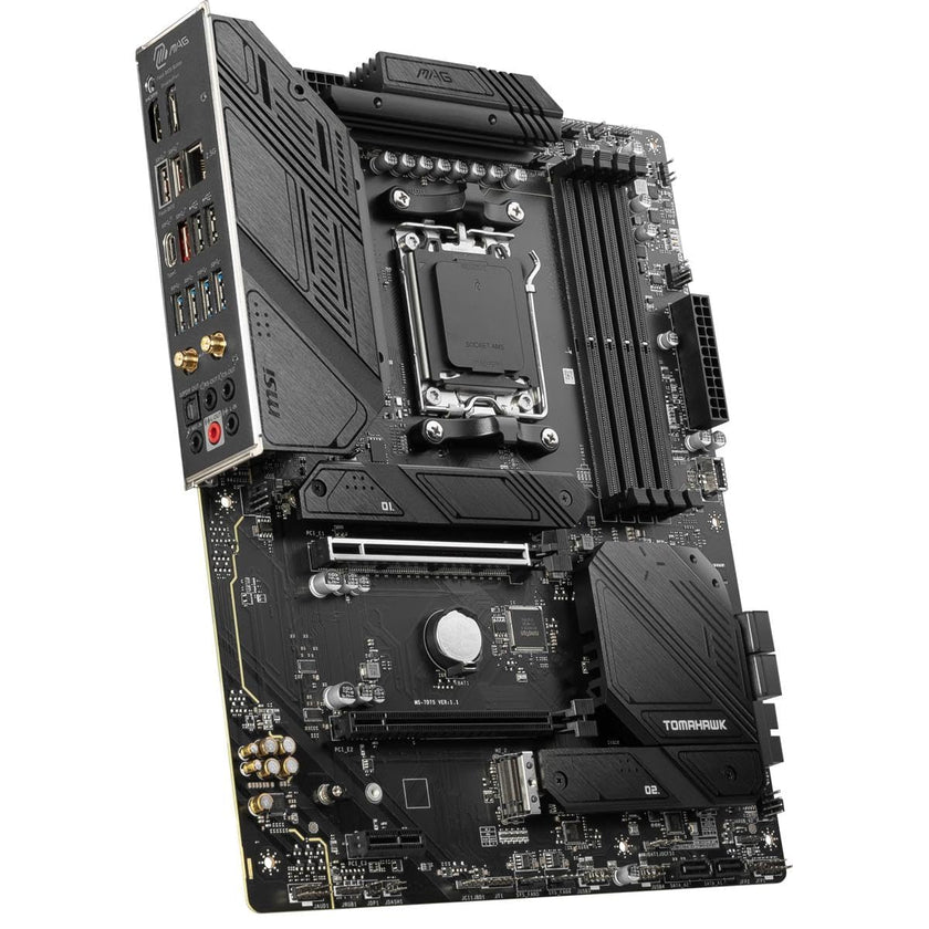 MSI MAG B650 Tomahawk WiFi Gaming Motherboard (AMD AM5, ATX, DDR5, PCIe 4.0, M.2, SATA 6Gb/s, USB 3.2 Gen 2, HDMI/DP, Wi-Fi 6E, AMD Ryzen 7000 Series Desktop Processors) 🍁 All In One Marketplace Canada