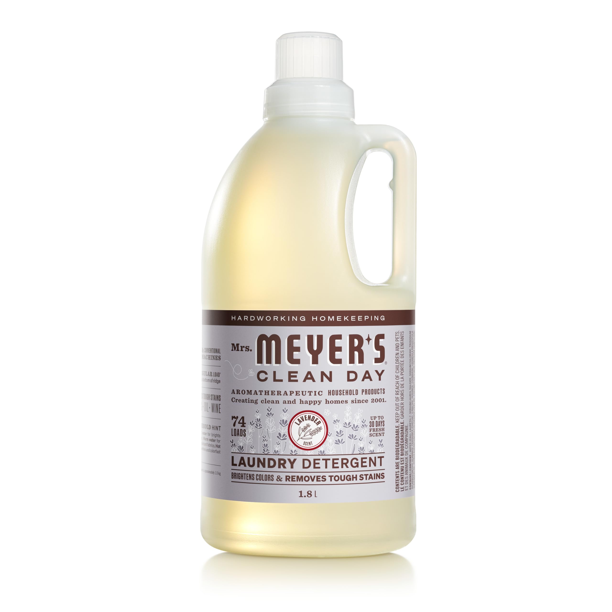Mrs. Meyer's Clean Day Laundry Detergent, Lavender Scent, 1.8L (Packaging May Vary) 🍁 All In One Marketplace Canada