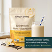Sprout Living Epic Protein Powder, Vanilla Lucuma Flavor, Organic Plant Protein, Gluten Free, No Additives, 19 Grams Clean Vegan Protein (1 pound,13 servings) 🍁 All In One Marketplace Canada