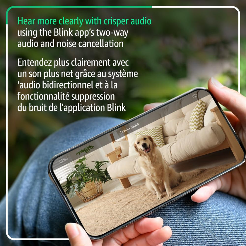Blink Mini 2K+ (newest model) – Plug-in Home & Pet Security Camera with 2K video resolution, colour night vision, enhanced audio, motion detection – 1 camera (Black) 🍁 All In One Marketplace Canada