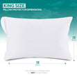 Utopia Bedding Waterproof Pillow Protectors Zippered King Size (2 Pack, White), Zippered Pillowcases, Bed Bug Proof Pillow Encasement Covers 20 x 38 Inches 🍁 All In One Marketplace Canada