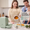 Chefhandy Baby Food Maker with Stainless Steel Steam Basket, 5-in-1 Baby Food Processor, Steamer & Blender, Auto Cooking, Pureeing, Reheating & Steam Cleaning, BPA-Free, 6 Reusable Pouches, Green 🍁 All In One Marketplace Canada