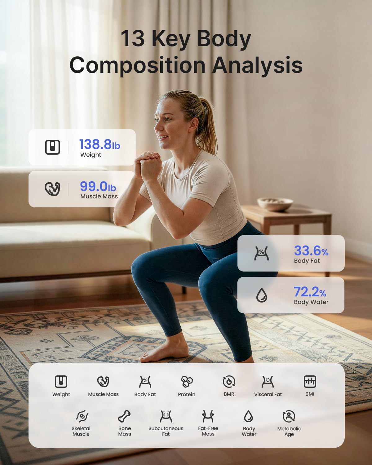 RENPHO Body Fat Scale, Smart Scale for Body Weight, BMI Digital Bathroom Weight Scale, Body Measurements with Smartphone App sync with Bluetooth, 400 lbs - Black, Elis 1 🍁 All In One Marketplace Canada