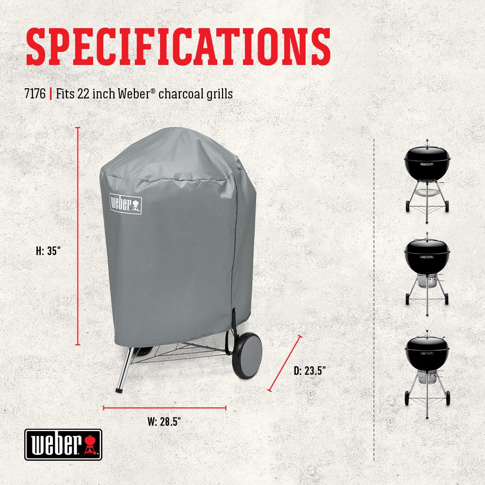Weber Charcoal Kettle BBQ Cover 22