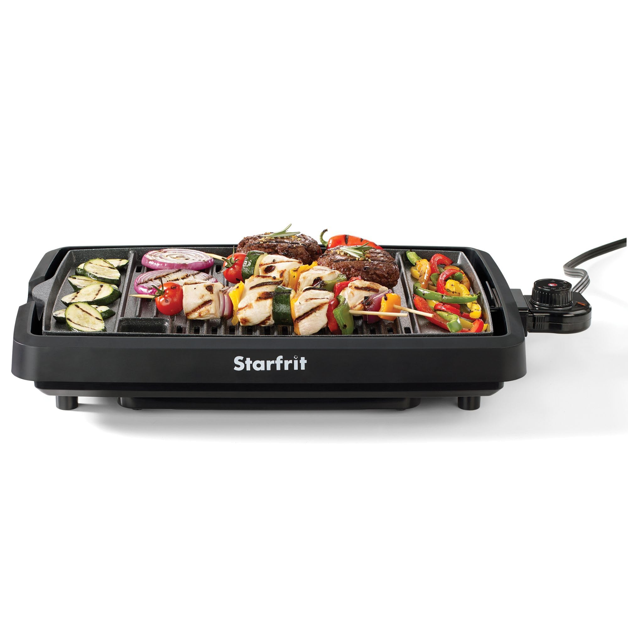Starfrit The Rock Indoor Smokeless Electric BBQ Grill - Non-Stick 10