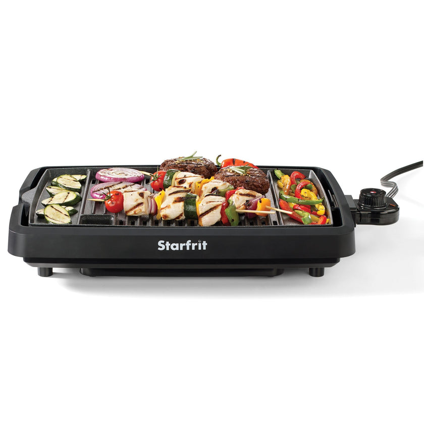 Starfrit The Rock Indoor Smokeless Electric BBQ Grill - Non-Stick 10