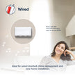 Heath Zenith White Plastic Wired Mechanical Doorbell Chime 🍁 All In One Marketplace Canada