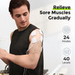 AUVON 3-in-1 TENS Machine, TENS EMS Muscle Stimulator with 40 Intensities for Gradual Shoulder, Sciatica, Back Pain Relief, 24 Modes Rechargeable TENS Unit Massager with 12 TENS Pads 🍁 All In One Marketplace Canada