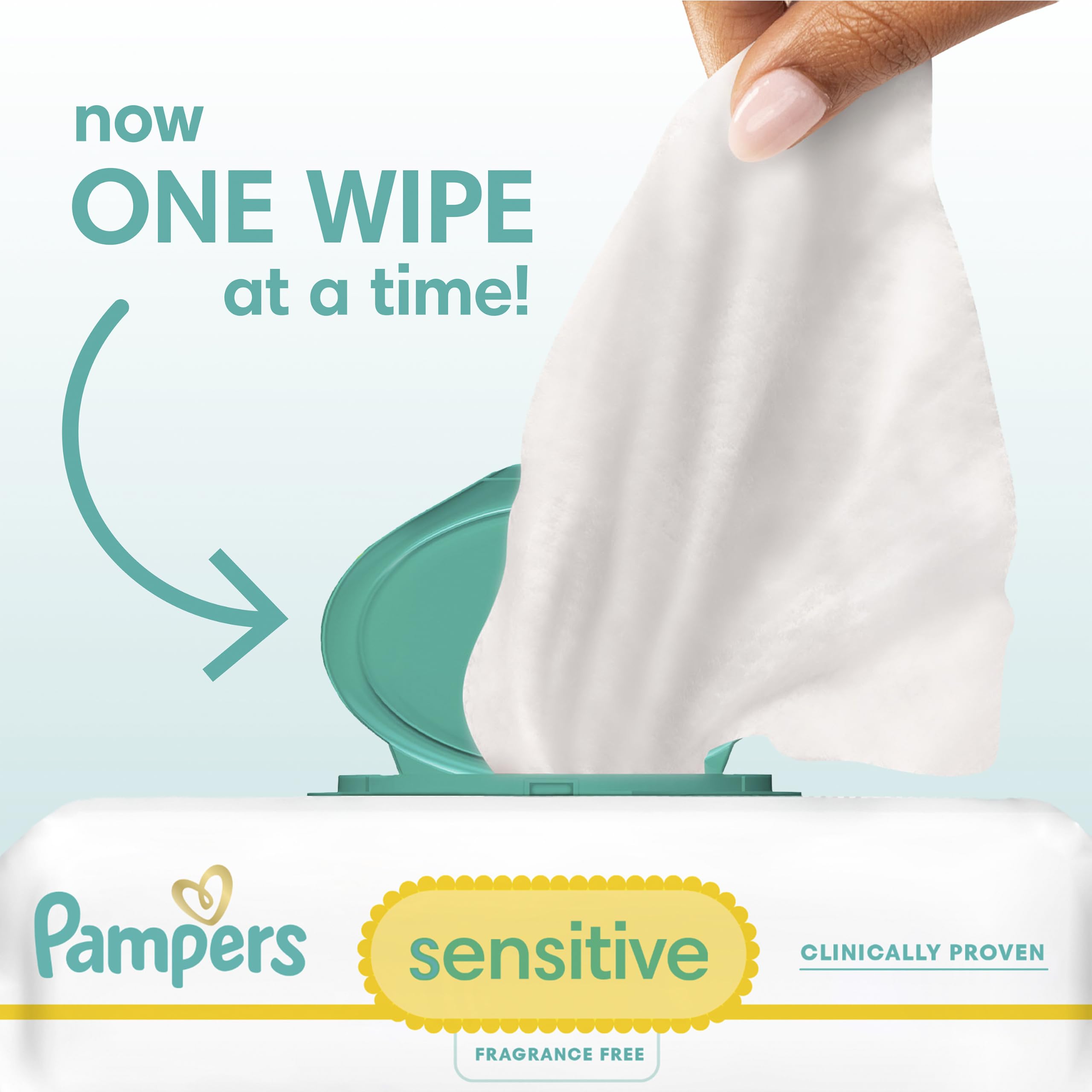 Pampers Baby Wipes Sensitive Perfume Free 12X Pop-Top Packs, 1 Pack (Count of 1008) 🍁 All In One Marketplace Canada