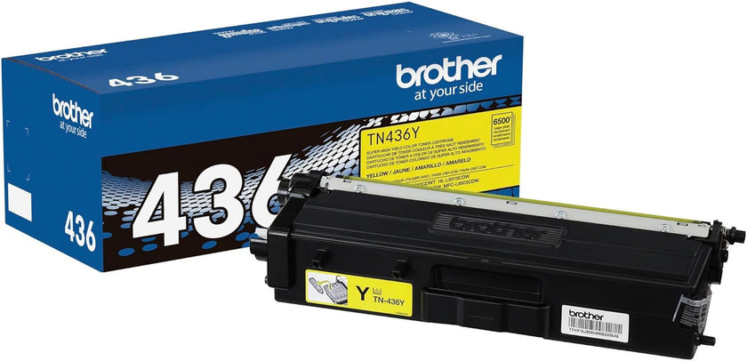 Brother Yellow Toner Cartridge, Super High Yield (TN436Y)
