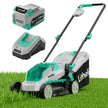 Litheli Cordless Lawn Mower 13 Inch, 5 Heights, 20V Battery Lawnmower for Garden, Yard and Farm, with Brushless Motor, 4.0Ah Battery & Charger Included 🍁 All In One Marketplace Canada