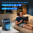 Portable Air Conditioner, Mini Air Conditioner Portable Cooling Fan with Remote Control, 3 Wind Speed & 3 Mist Level & 2-8H Timer Evaporative Air Cooler for Home Office Room, Black 🍁 All In One Marketplace Canada
