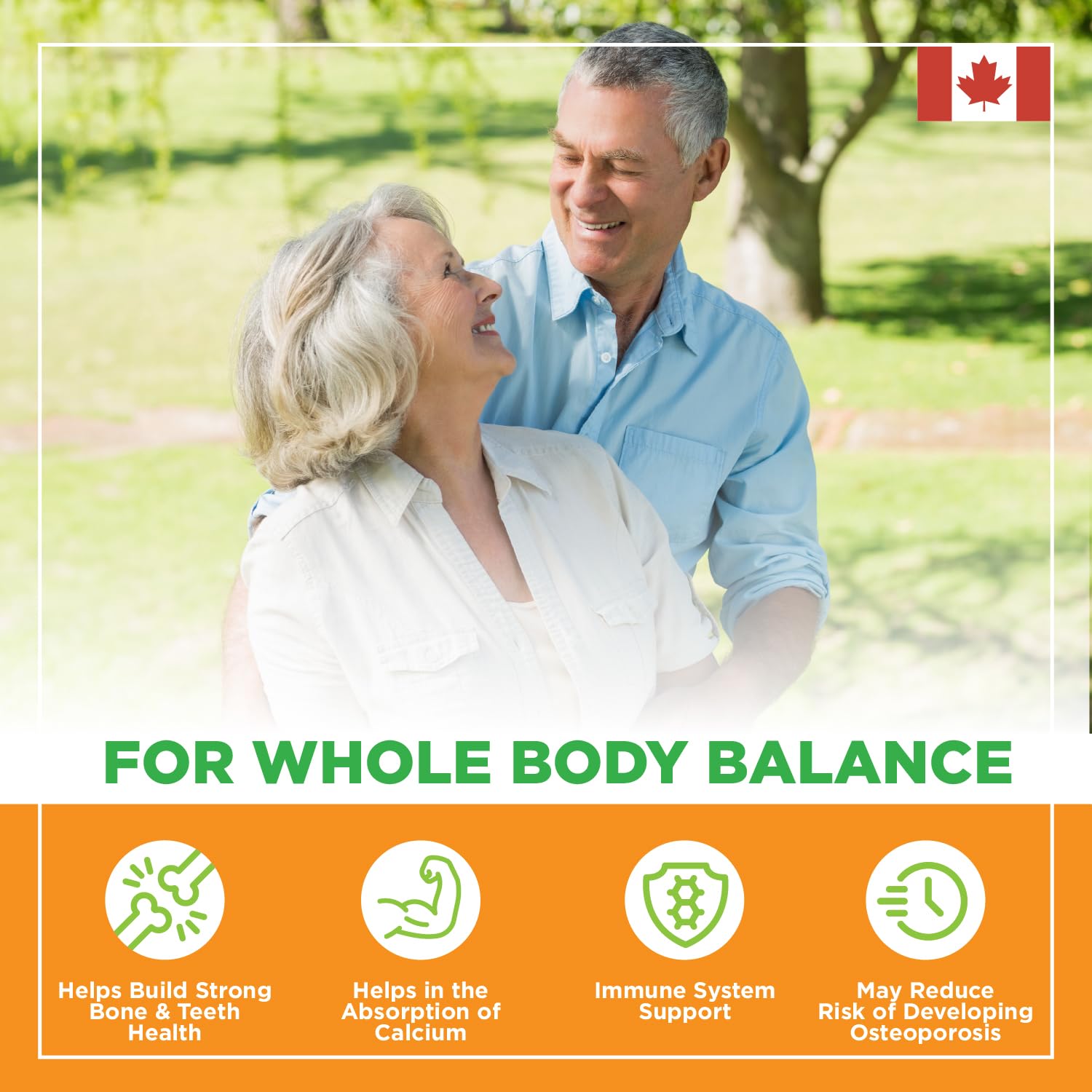 PlantVital High-Potency Vegan Vitamin D3 + K2 -Made in Canada - (1000IU /25 mcg + 120 mcg) for Bones, Teeth and Immune System - Patented MK7 Form - K2 D3 vitamin - 4 Months Supply - 120 Capsules. 🍁 All In One Marketplace Canada