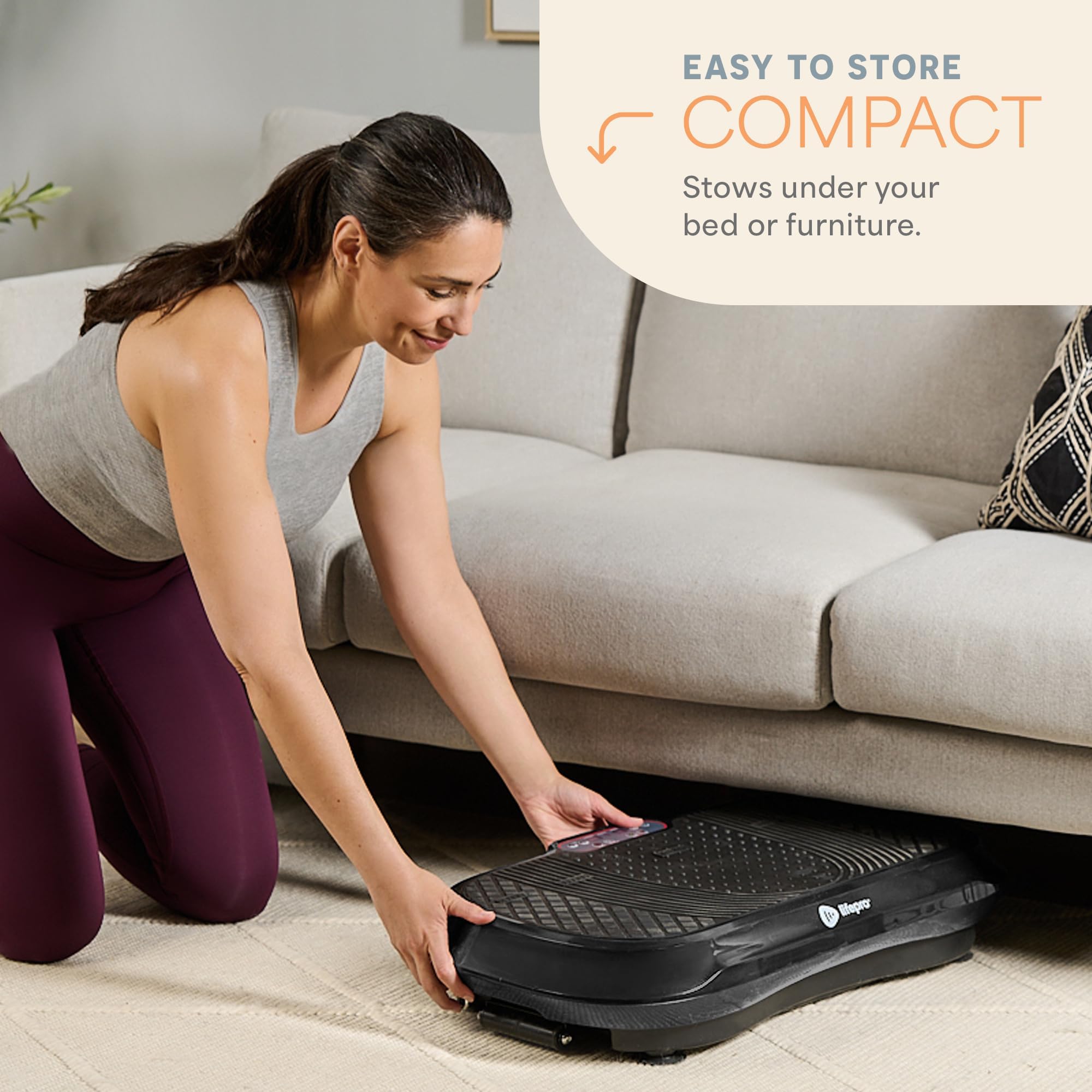Lifepro Waver Vibration Plate Exercise Machine – Whole Body Oscillation Platform w/ 99 Speed Levels & 9 Programs – Remote Control, Loop & Resistance Bands for Full Body Home Gym Workout 🍁 All In One Marketplace Canada