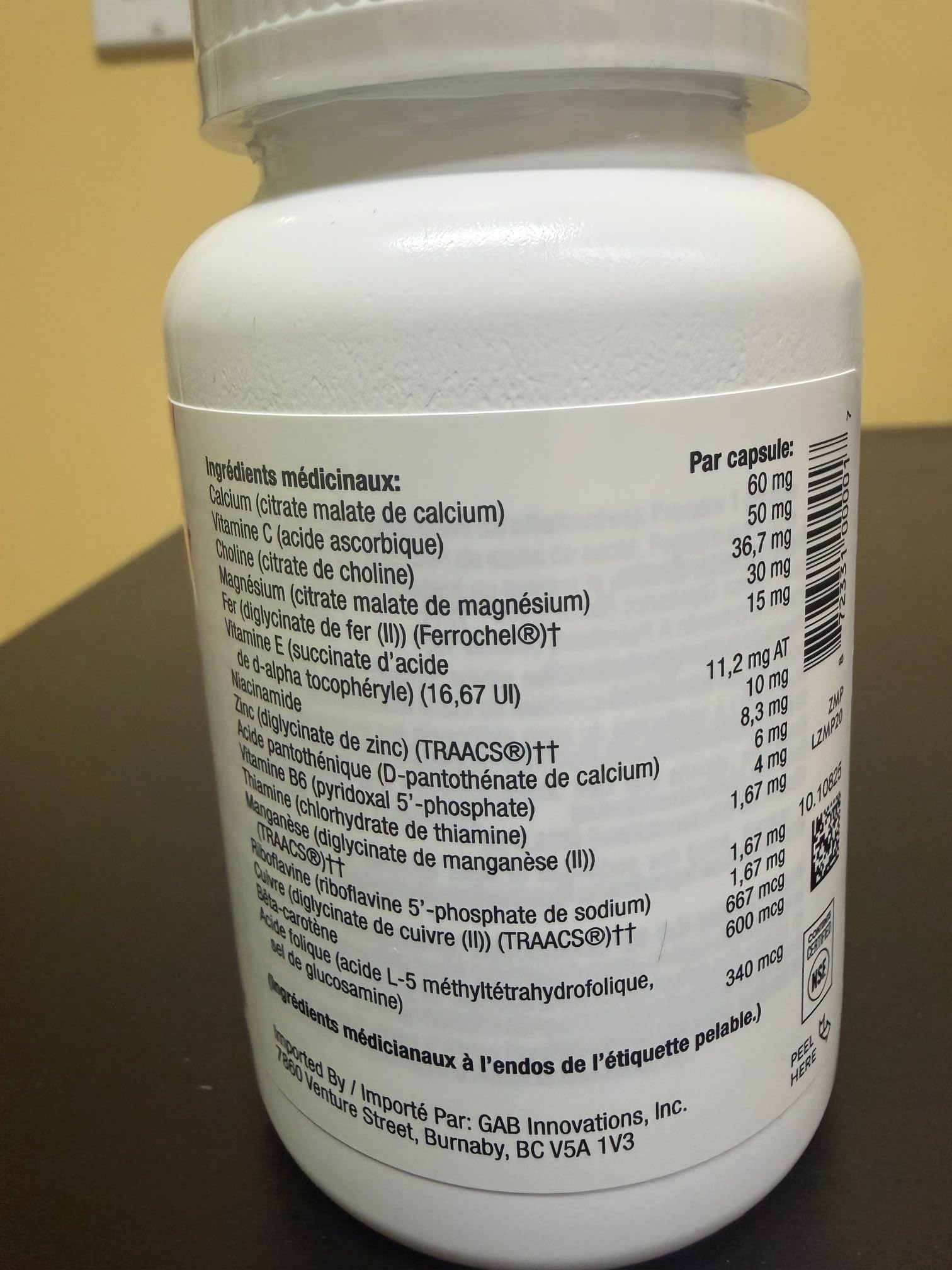 THORNE - Basic Prenatal - Folate Multivitamin for Pregnant and Lactating Women - 90 Capsules - 30 Servings 🍁 All In One Marketplace Canada