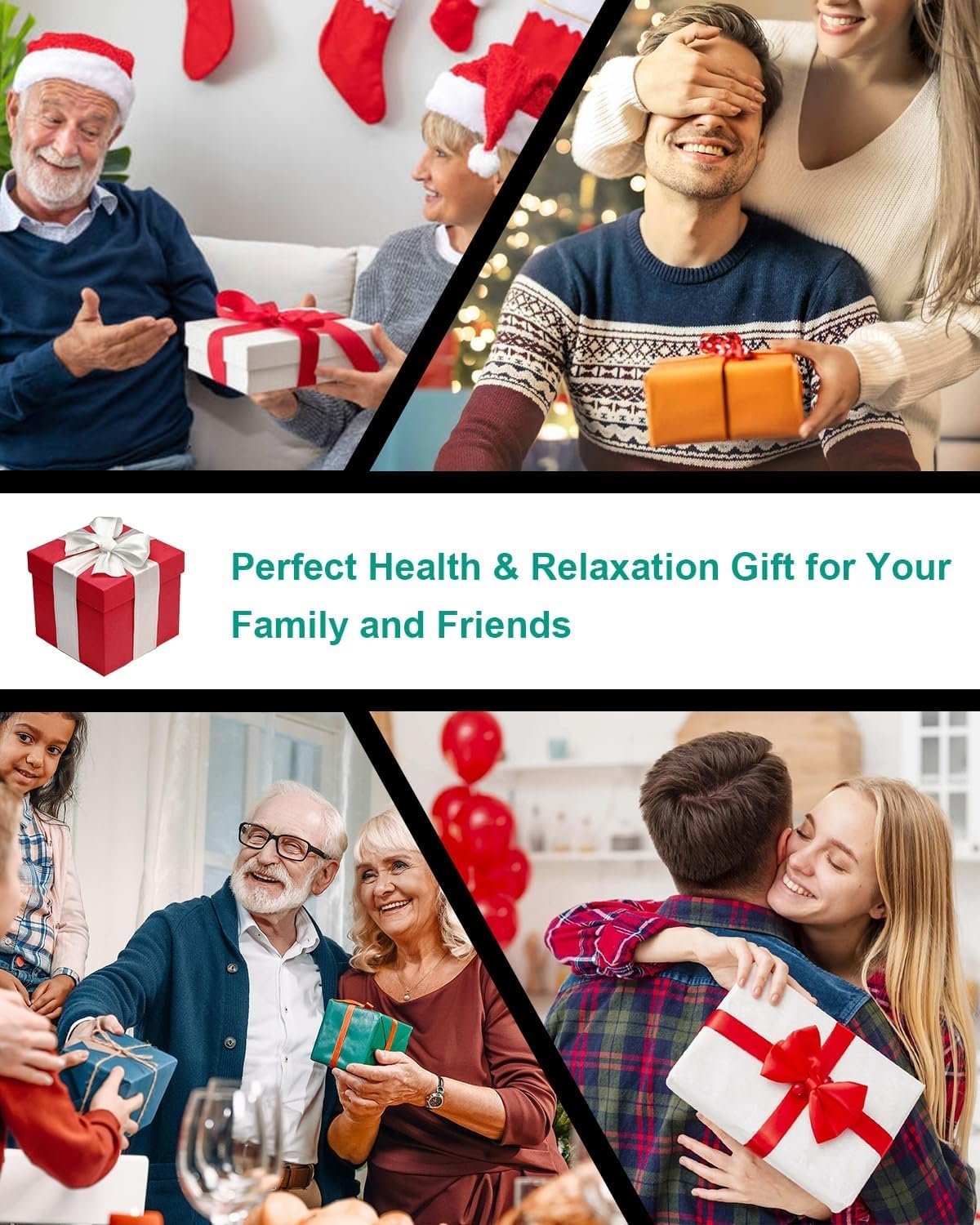 LINGTENG Foot Massager with Heat, with Massage Rollers, 3 Settings, Bi-Directional Rotation, Shiatsu Calf Massager for Calf, Foot and Sole Massage, Gift for Mum, Dad and Friends 🍁 All In One Marketplace Canada