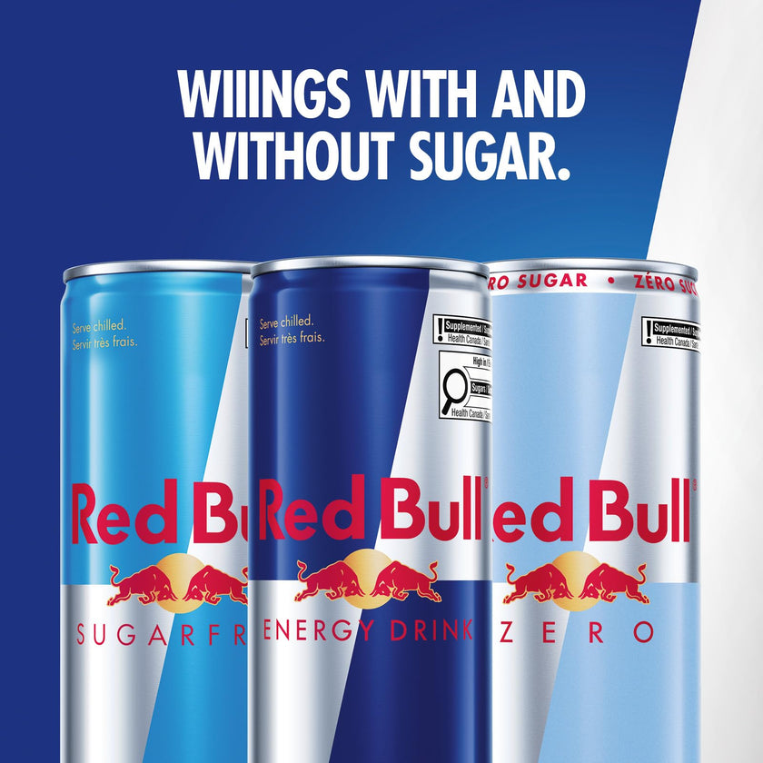 Red Bull Energy Drink, Zero, 250ml (24 pack) 🍁 All In One Marketplace Canada