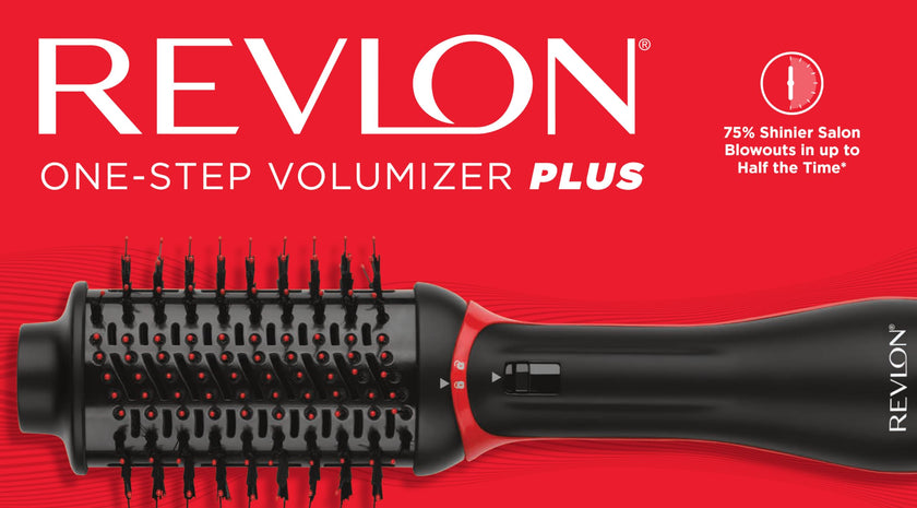 Revlon RVDR5298F One-Step Volumizer PLUS, Tourmaline Ionic Technology, Ionic Hair Dryer, Hot Air Brush, Less Frizz, 4 Heat/Speed Settings, Travel Friendly, Black 🍁 All In One Marketplace Canada