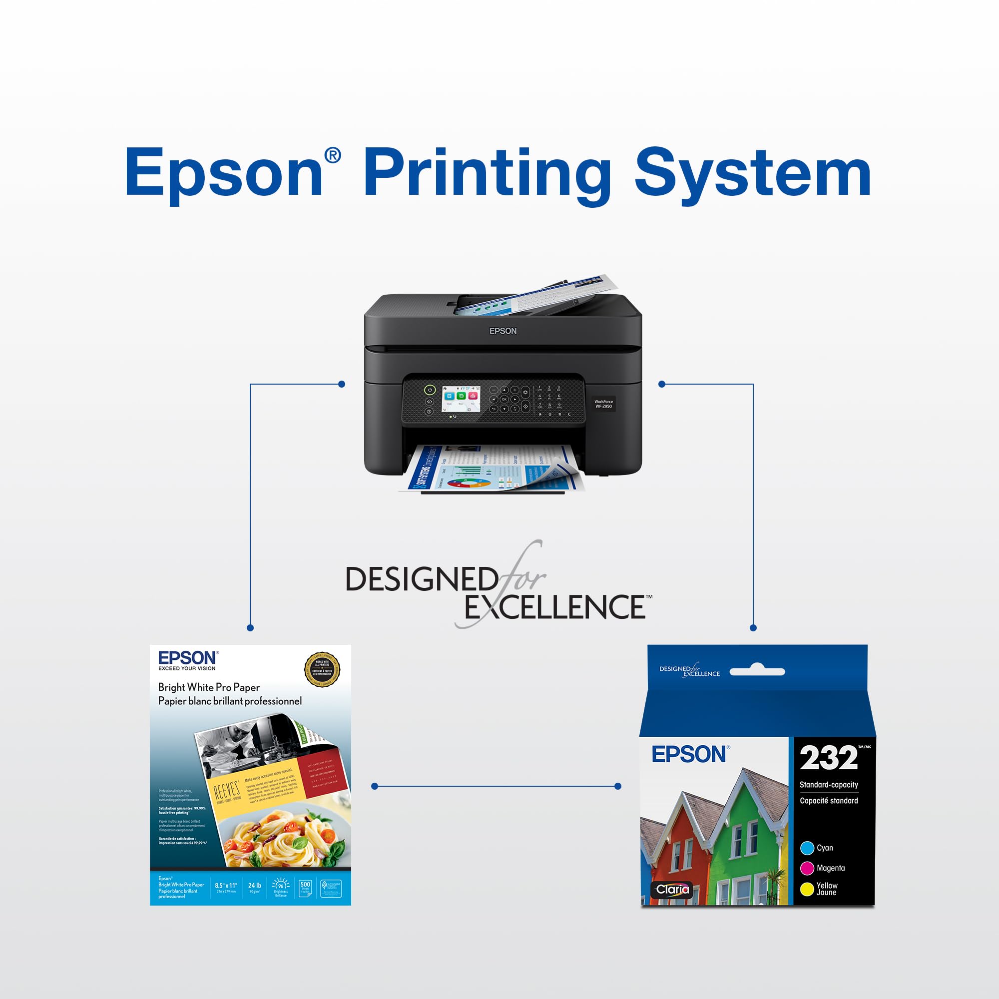 Epson 232 Genuine Ink Cartridge Black and Color Combo Pack T232120-BCS 🍁 All In One Marketplace Canada