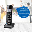 Panasonic Expandable Corded Phone System, Bluetooth Pairing for Wireless Headphones and Hearing Aids, Smart Call Block, Bilingual Talking Caller ID, 2 Handsets - KXTGF892B (Black) 🍁 All In One Marketplace Canada