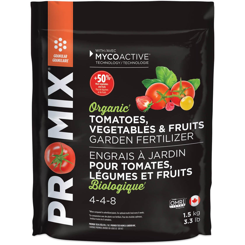 PRO-MIX® Organic Tomatoes, Vegetables and Fruits 4-4-8 🍁 All In One Marketplace Canada