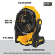 DEWALT 20V MAX* Cordless Fan, Portable, Multi Hanging, Up to 650 CFM Airflow, Tool Only (DCE512B) 🍁 All In One Marketplace Canada