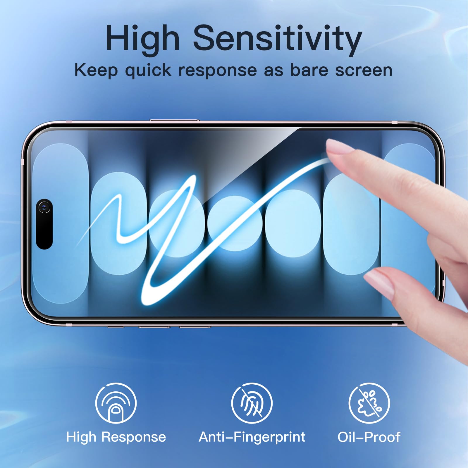 JETech Privacy Screen Protector for iPhone 15, 2-Pack 🍁 All In One Marketplace Canada