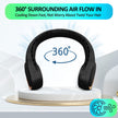 Portable Neck Fan, Personal Bladeless Neck Fans for Men, Upgraded Increase Air Volume & 4000mAh Battery, Ultra Quiet, 4-16 Hours Use Time Wearable Fan USB Rechargeable for Home Travel-Black 🍁 All In One Marketplace Canada