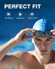 ZIONOR Swimming Goggles G1 Polarized Swim Goggles UV Protection Watertight Anti-Fog Adjustable Strap Comfort fit for Unisex Adult Men and Women-Black Frame Smoke Lens 🍁 All In One Marketplace Canada
