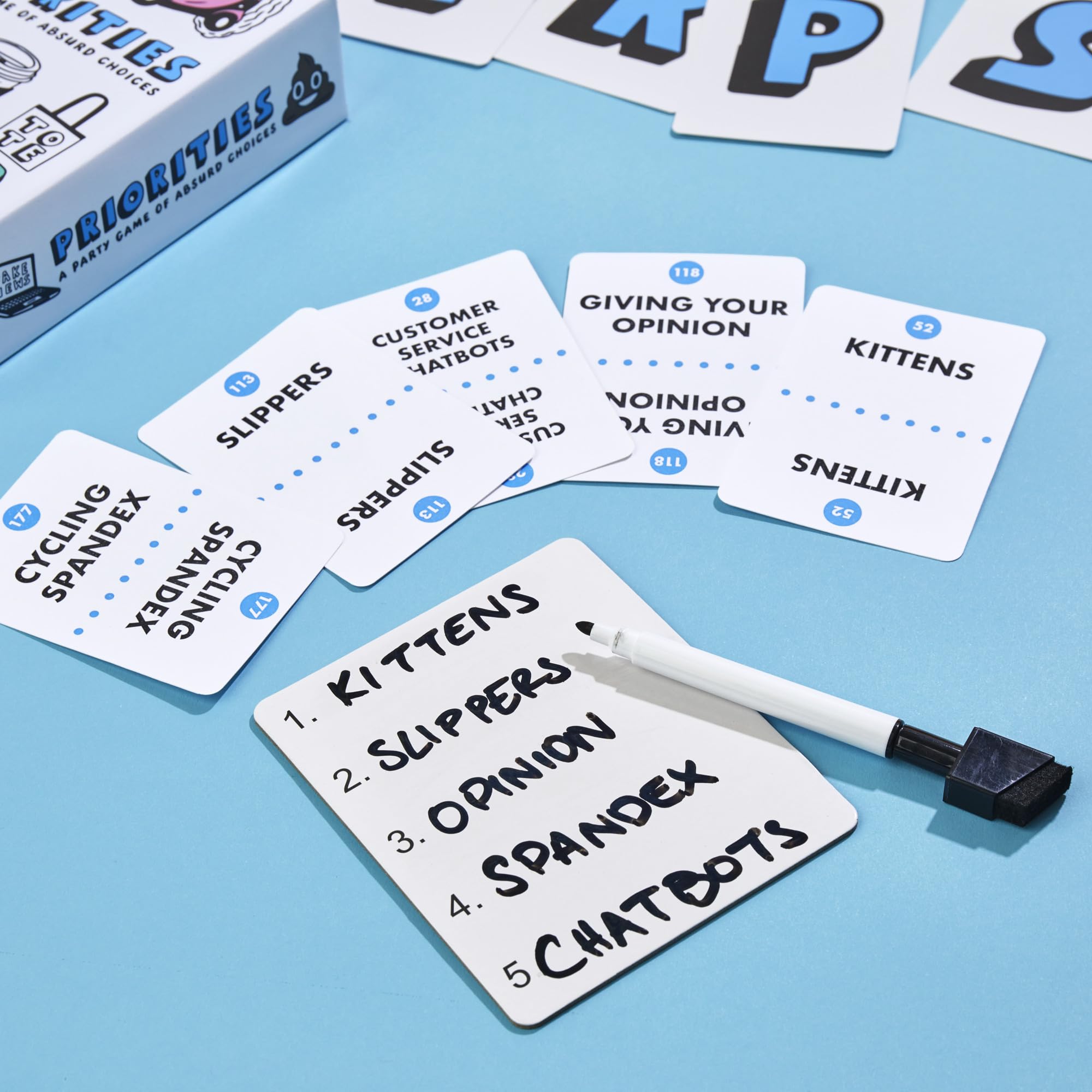 Priorities Game | A Party Game of Absurd Choices | Hilarious Card Games for Adults and Teens | Ages 14+ | 2+ Players | 30 Mins. (English Version) 🍁 All In One Marketplace Canada