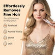 VG VOGCREST Eyebrow Facial Trimmer: 2 in1 Rechargeable Facial Hair Removal and Eyebrow Shaver - Face Lips Body Painless Facial Razor with Built-in LED Light (Rose Gold) 🍁 All In One Marketplace Canada