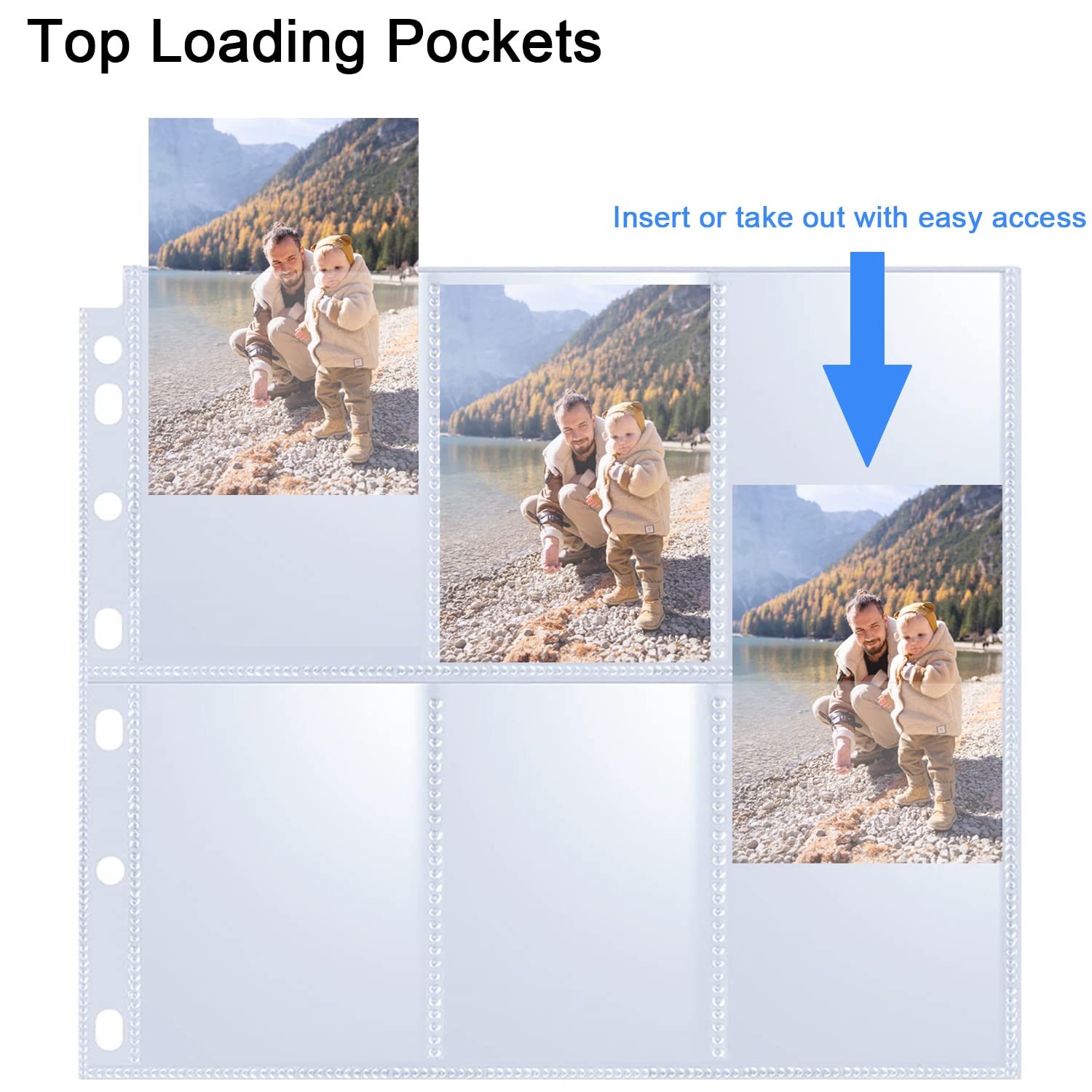 360 Pockets Trading Card Sleeves - Double-Sided 9 Pocket Page Protector, Ultra-Clear Card Sheets for 3 Ring Binder, Sleeves for Game Yugioh/MTG, Baseball, Business Cards, Coupons 🍁 All In One Marketplace Canada