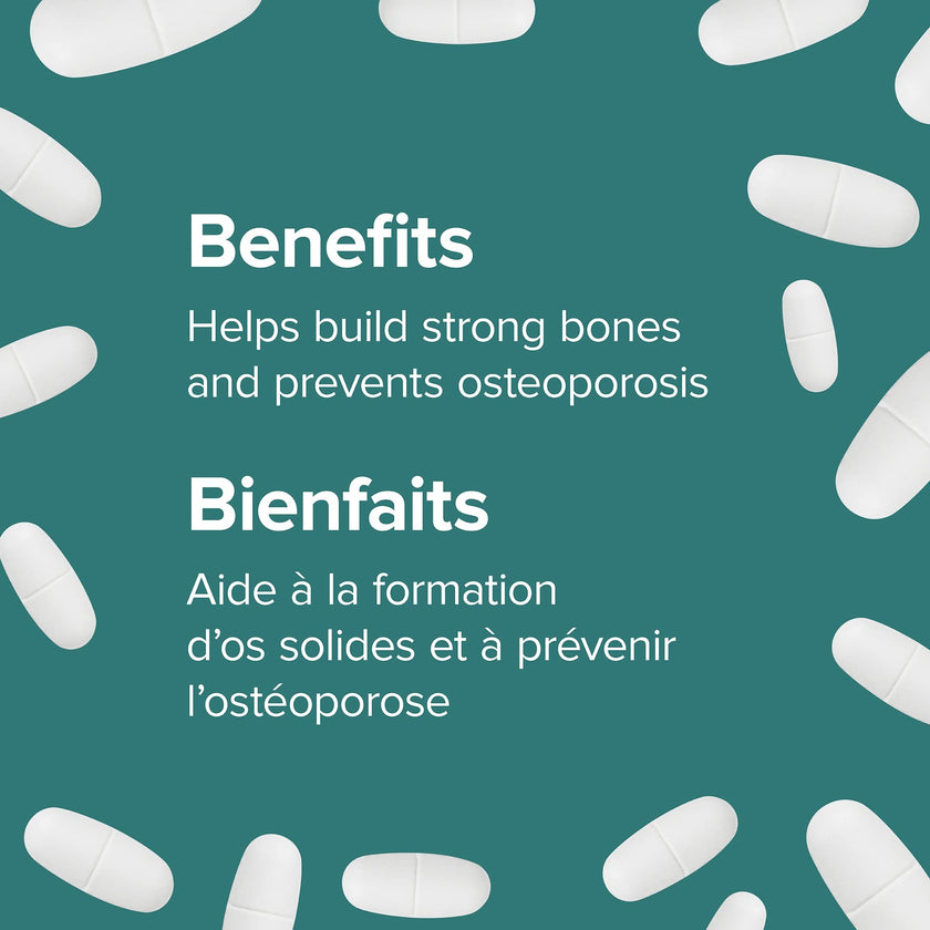 Webber Naturals Calcium Ultra, Enhanced Absorption, 280 Tablets, Helps Build Strong Bones, Vegan 🍁 All In One Marketplace Canada