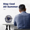 OCOOPA Small USB Desk Fan Table Fan 5'' with Strong Airflow & Quiet Operation, Portable Cooling Mini Fan 3 Speed, 360°Rotatable Head for Home Office Bedroom Desktop 🍁 All In One Marketplace Canada