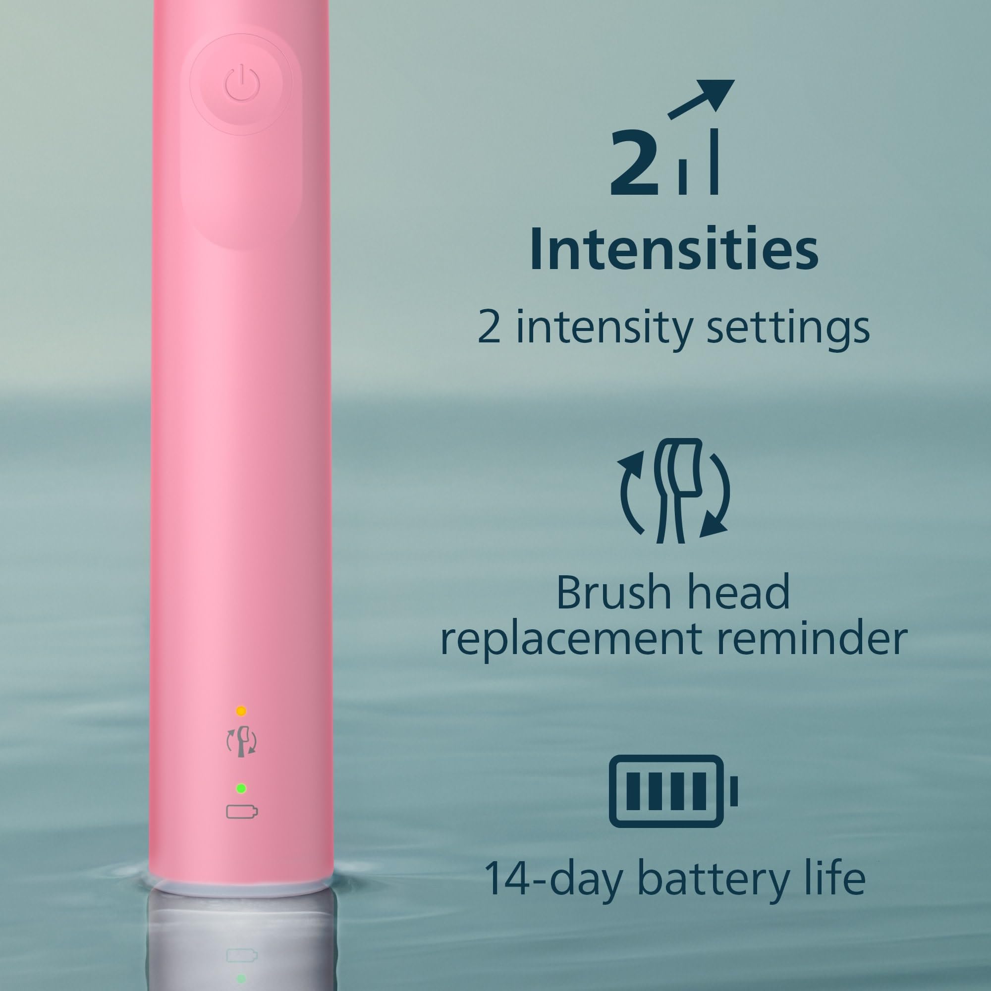 Philips Sonicare 4100 Power Toothbrush, Rechargeable Electric Toothbrush with Pressure Sensor, Deep Pink HX3681/26 🍁 All In One Marketplace Canada