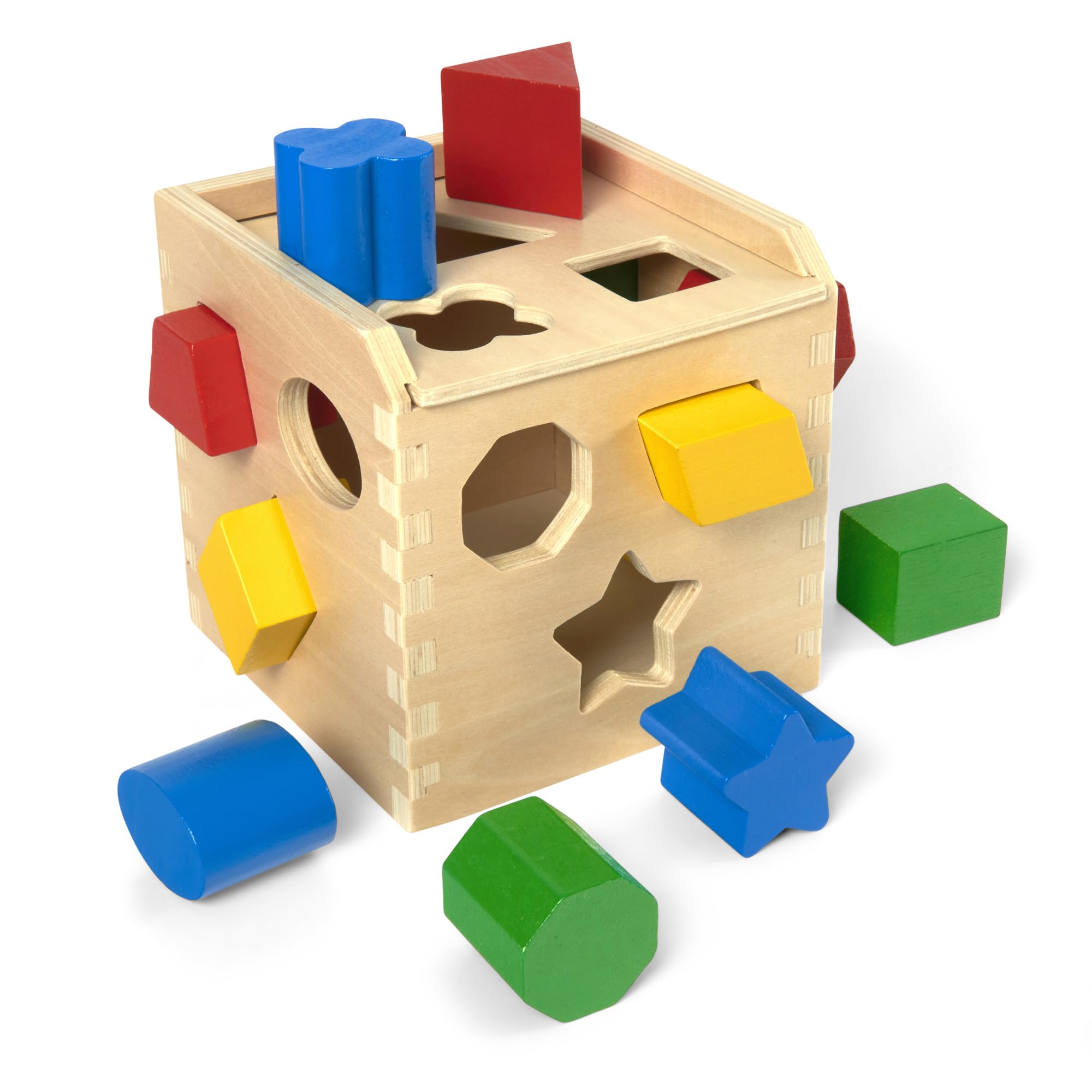 Melissa & Doug Shape Sorting Cube Wooden Classic Educational Toy 🍁 All In One Marketplace Canada