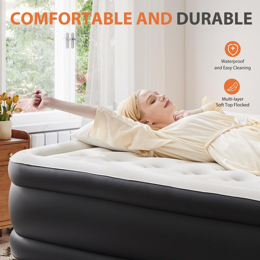 Sweetcrispy Twin Air Mattress, 18