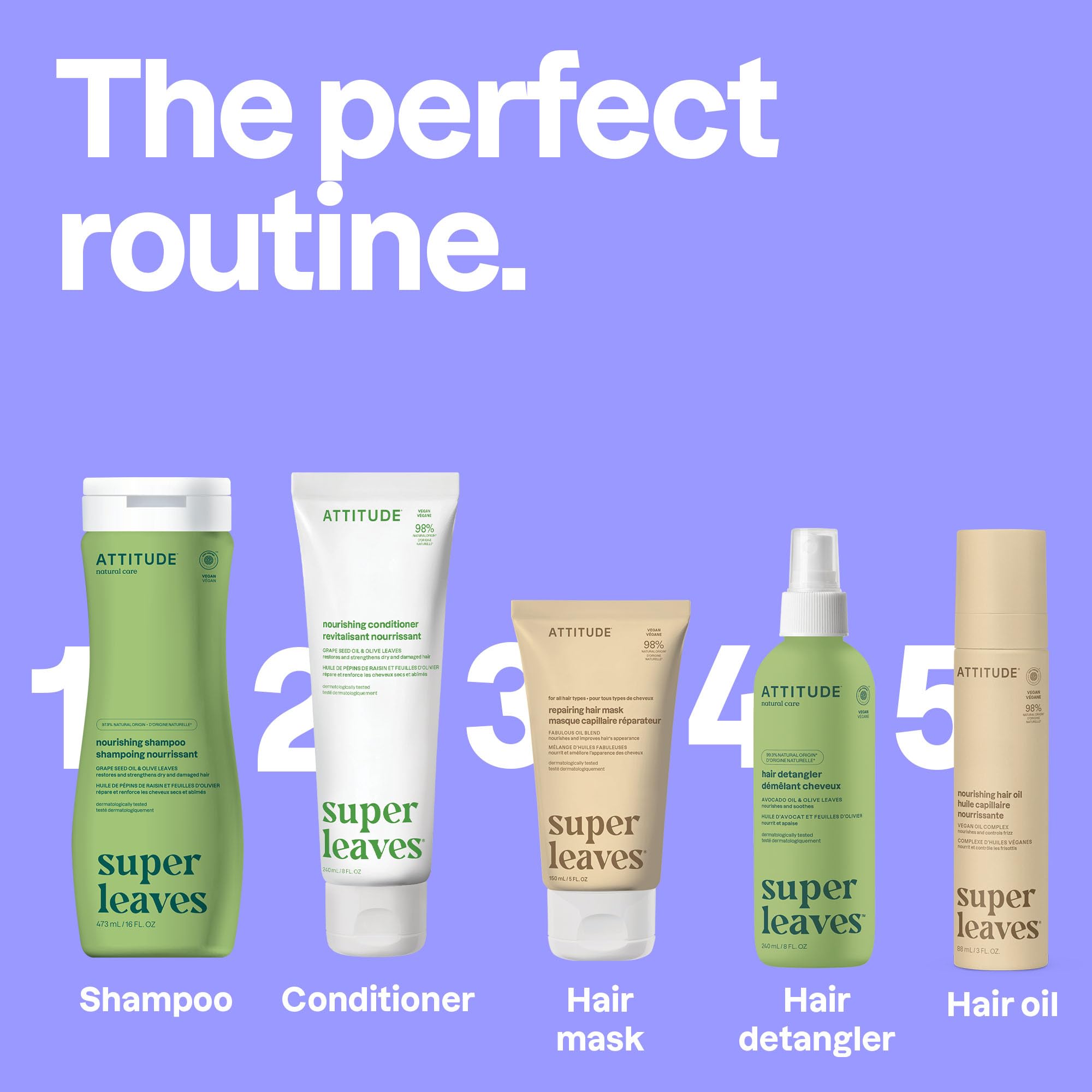 ATTITUDE Repairing Hair Mask, Made in Canada, Nourishes and Improves Hair's Appearance, Fabulous Oils Blend, Abyssinian Oil, Argan Oil, Shea Butter, Vegan Hair Care, Pink Argan, 150 mL 🍁 All In One Marketplace Canada