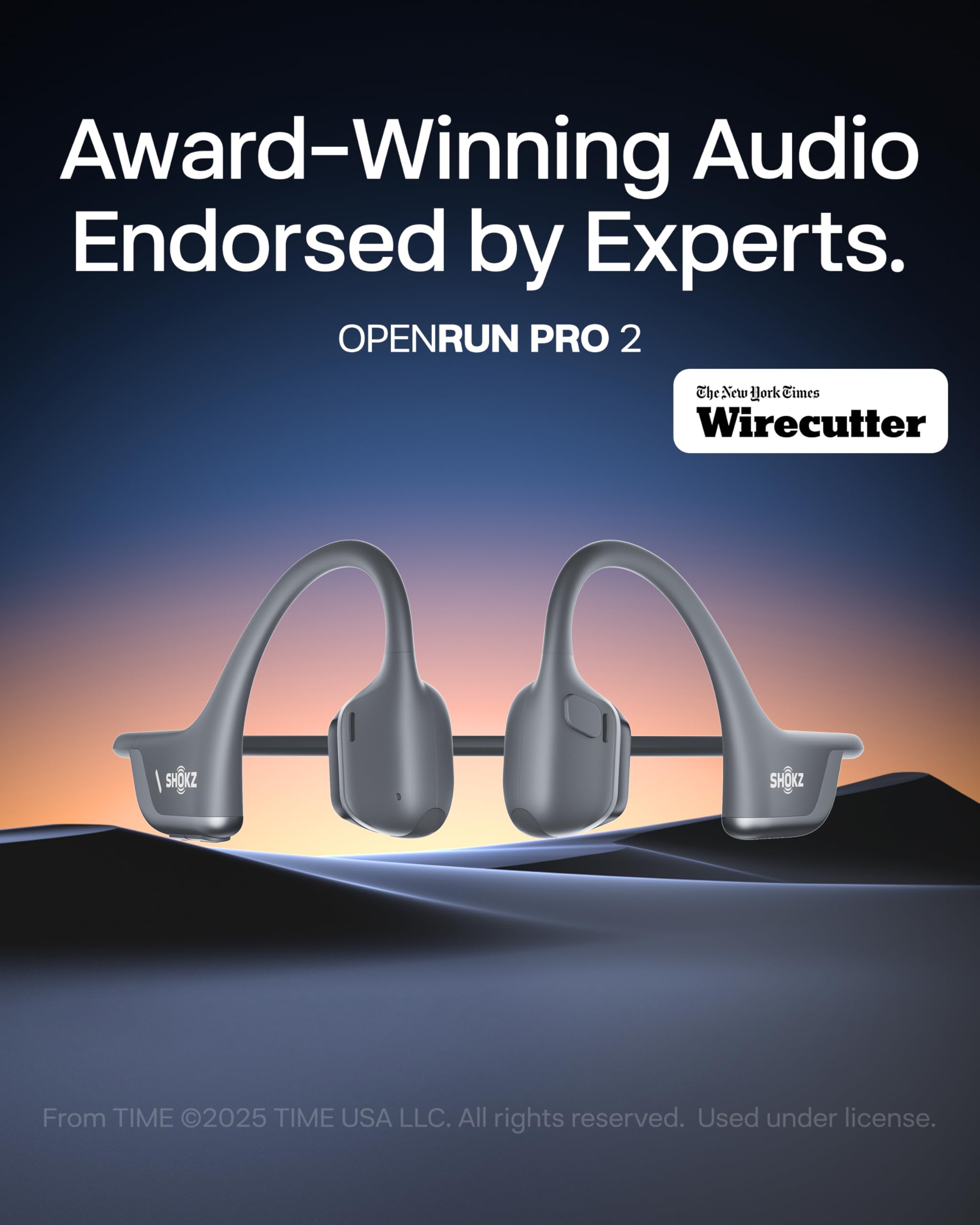 SHOKZ OpenRun Pro 2-Bone Conduction Headphones,Open-Ear Bluetooth Wireless Sport Earphones for Running,Workouts-Sweat Resistant,Comfortable Fit-Deep Bass,Smart Mic,Reflective Strip,Mini,Black 🍁 All In One Marketplace Canada
