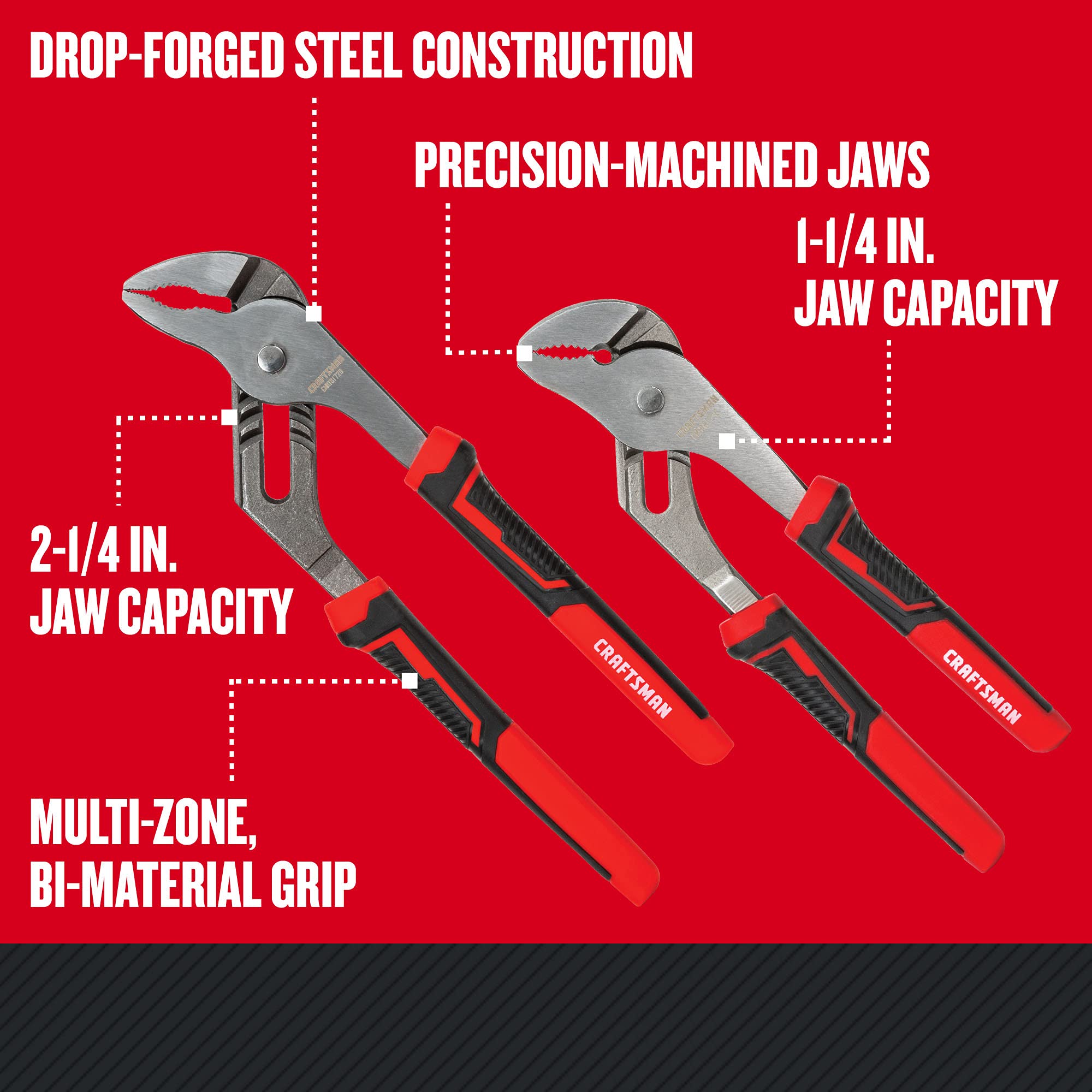 CRAFTSMAN Groove Joint Pliers 2PC SET - 8