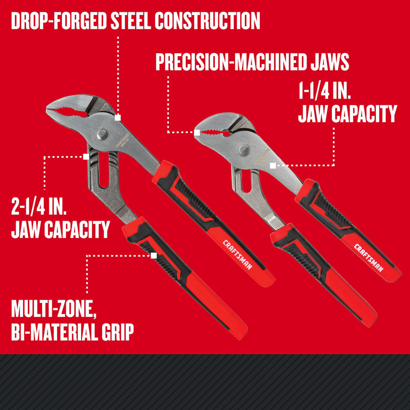 CRAFTSMAN Groove Joint Pliers 2PC SET - 8