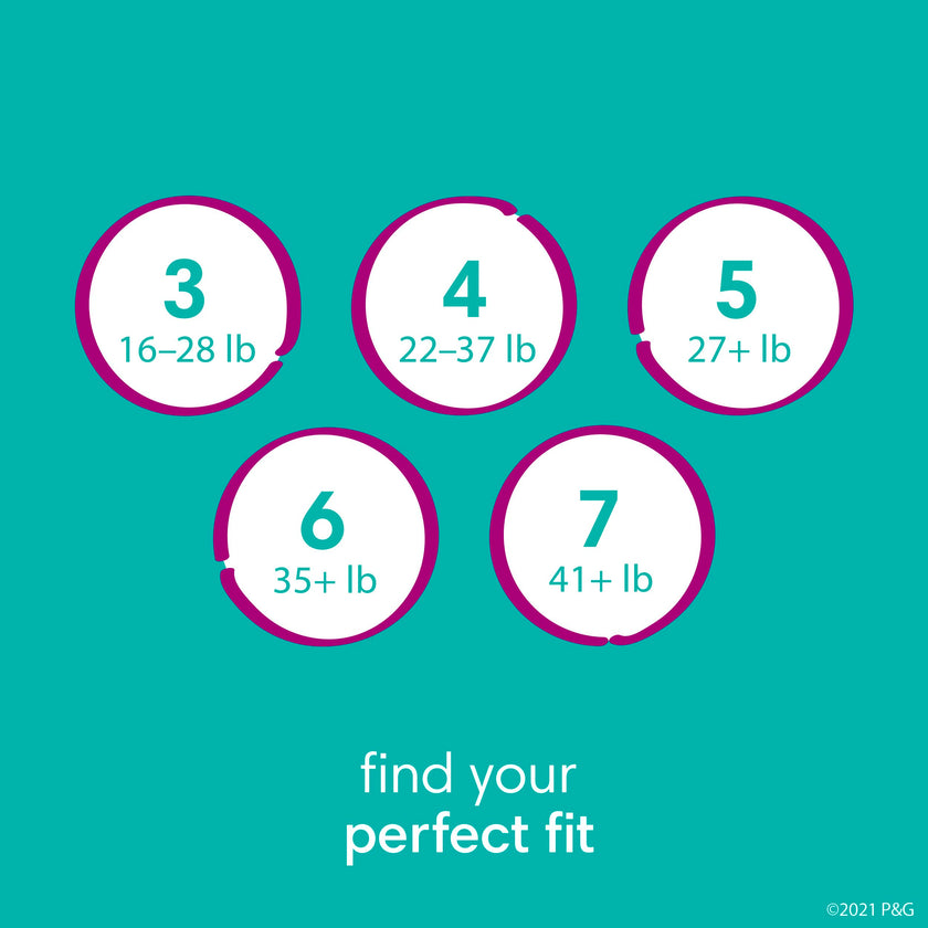 Pampers Diapers - Cruisers 360 degrees - Size 7, 66 Count, up to 100% Leakproof Fit, Designed for Active Babies, Pull On Diaper, EZ Off Tabs Designed for Easy Changes 🍁 All In One Marketplace Canada