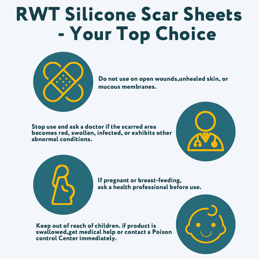 Silicone Scar Sheets, Silicone Scar Tape for Surgical Scars - 60