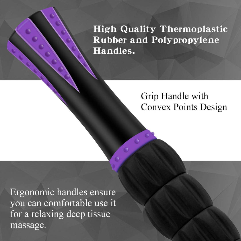 Muscle Roller, Massage Roller Stick for Athletes, Help Reducing Muscle Soreness Cramping Tightness Leg Arms Back Calves Muscle Massager(Purple) 🍁 All In One Marketplace Canada