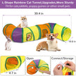 Retro Shaw Cat Toys Set 33 Pack, Cat Play Tunnel for Indoor Cats Kitty, Kitten Toys Include 2 Collapsible Cat Tunnels Tube Tent, Cat Feather Teaser Wand Springs Rainbow Bell Crinkle Ball Mouse Pompom 🍁 All In One Marketplace Canada