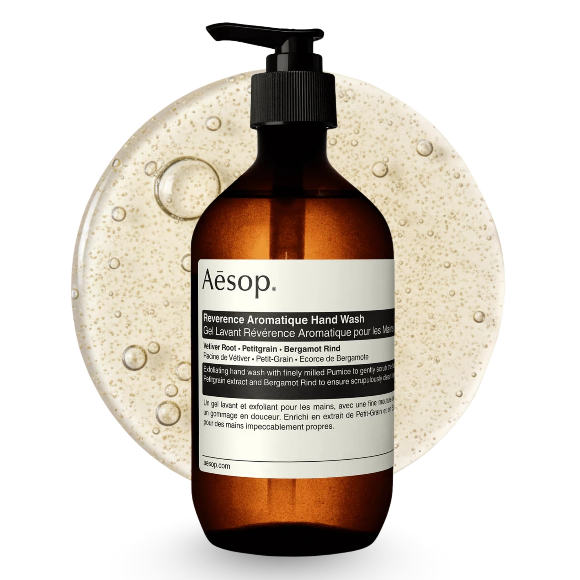 Aesop Reverence Aromatique Hand Wash | Gentle Exfoliating Hand Wash with Finely Milled Pumice | 500mL / 16.9 oz 🍁 All In One Marketplace Canada