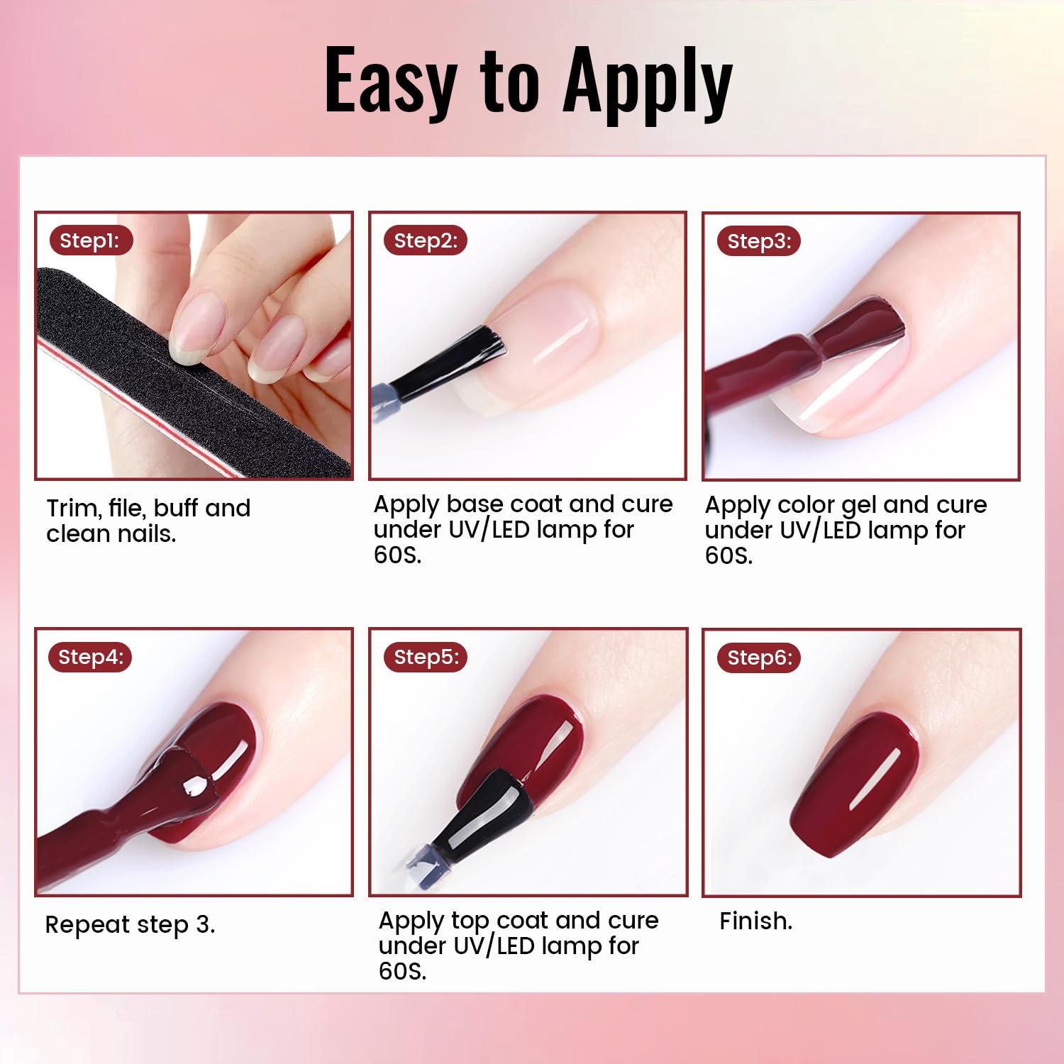 36 PCS Gel Nail Polish Kit with U V Light include 32 Colors Gel Polish Nail Soak Off Base No Wipe Top and Matte Top Coat Nail Polish Set Manicure Tools Lamp Gifts for Women 🍁 All In One Marketplace Canada