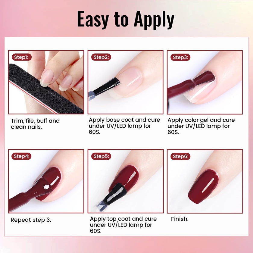 36 PCS Gel Nail Polish Kit with U V Light include 32 Colors Gel Polish Nail Soak Off Base No Wipe Top and Matte Top Coat Nail Polish Set Manicure Tools Lamp Gifts for Women 🍁 All In One Marketplace Canada